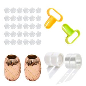 Midlinkerz Balloon Decoration Kit - Pack of 29 Pcs | Balloon Arch Tape | Balloons Arch Strip Roll | Balloon Flower Clip | Balloon Tying Tool | Glue Dots For Balloons | Ballon Tie Tool