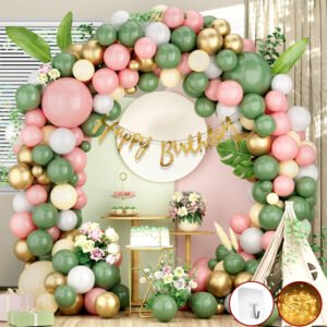 Midlinkerz Birthday Decoration Items - 73 Pcs Birthday Decoration Kit|Balloons For Birthday|Birthday Decoration Items For Girl|Balloon Decoration For Birthday|Happy Birthday Banner(Cardstock)