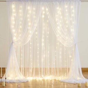 Midlinkerz White Net Happy Birthday/Anniversary Decoration kit Items - 6 Pcs Birthday Combo (Set of 6)