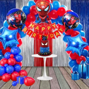 Midlinkerz Spiderman Birthday Decoration Avengers Theme Combo Kit For Boys Girls Adults