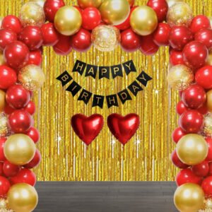 MIDLINKERZ Printed Happy Birthday Decoration kit Combo - 33 Pcs for Birthday Decor  (Set of 33)