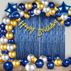MIDLINKERZ Boys- Decoration Items for Birthday Party, Birthday Decoration kit Combo-51Pcs (Set of 51)