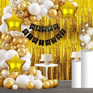 PARTY MIDLINKERZ Printed Happy Birthday Decoration kit Combo - 61 Pcs for Birthday Decoration