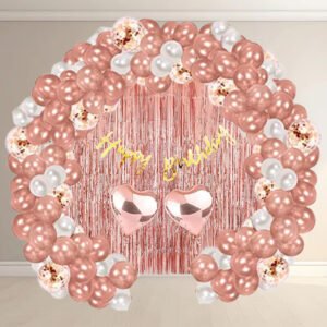 MIDLINKERZ Happy Birthday Decoration kit Combo - 61 Pcs for Birthday Decor  (Set of 61)