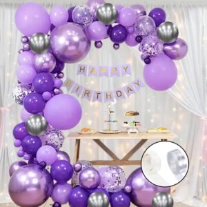MIDLINKERZ Net Happy Birthday Decoration kit Combo - 65 Pcs with Led Light and Net Curtain  (Set of 65)