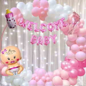 Midlinkerz Its A Girl Baby Welcome baby (Set of 44)