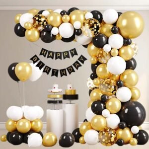 PARTY MIDLINKERZ Printed Happy Birthday Decoration kit Combo - 61 Pcs for Birthday Decor  (Set of 61)