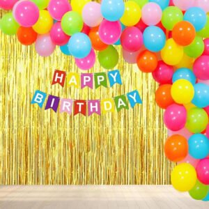 Midlinkerz Printed Happy Birthday Decoration kit Combo - 33 Pcs for Birthday Decor  (Set of 33)