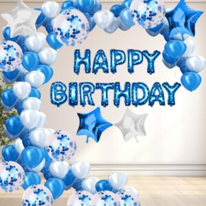 Midlinkerz Happy Birthday Decoration kit Combo - 45 Pcs for Birthday Decor  (Set of 45)