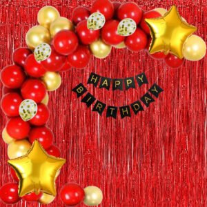 MIDLINKERZ Printed Happy Birthday Decoration kit Combo - 28Pcs for Birthday Decor  (Set of 28)