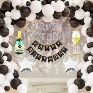 Midlinkerz Happy Birthday Balloons Party Decoration Kit items 51Pcs combo set decor for HBD  (Set of 51)