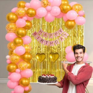 MIDLINKERZ Printed Happy Birthday Decoration kit Combo - 38 Pcs for Birthday Decor  (Set of 38)