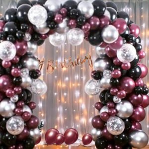 Midlinkerz DAY DECOR Solid Decoration Items Combo Kit Balloon  (Multicolor, Pack of 39)