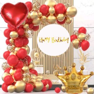 PARTY MIDLINKERZ Love Happy Birthday Decoration kit Combo - 40 Pcs for Birthday Decor  (Set of 40)