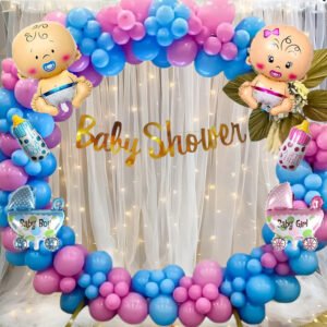 Midlinkerz Baby Shower Decoration Items - 48Pcs Baby Shower Banner  (Set of 49)
