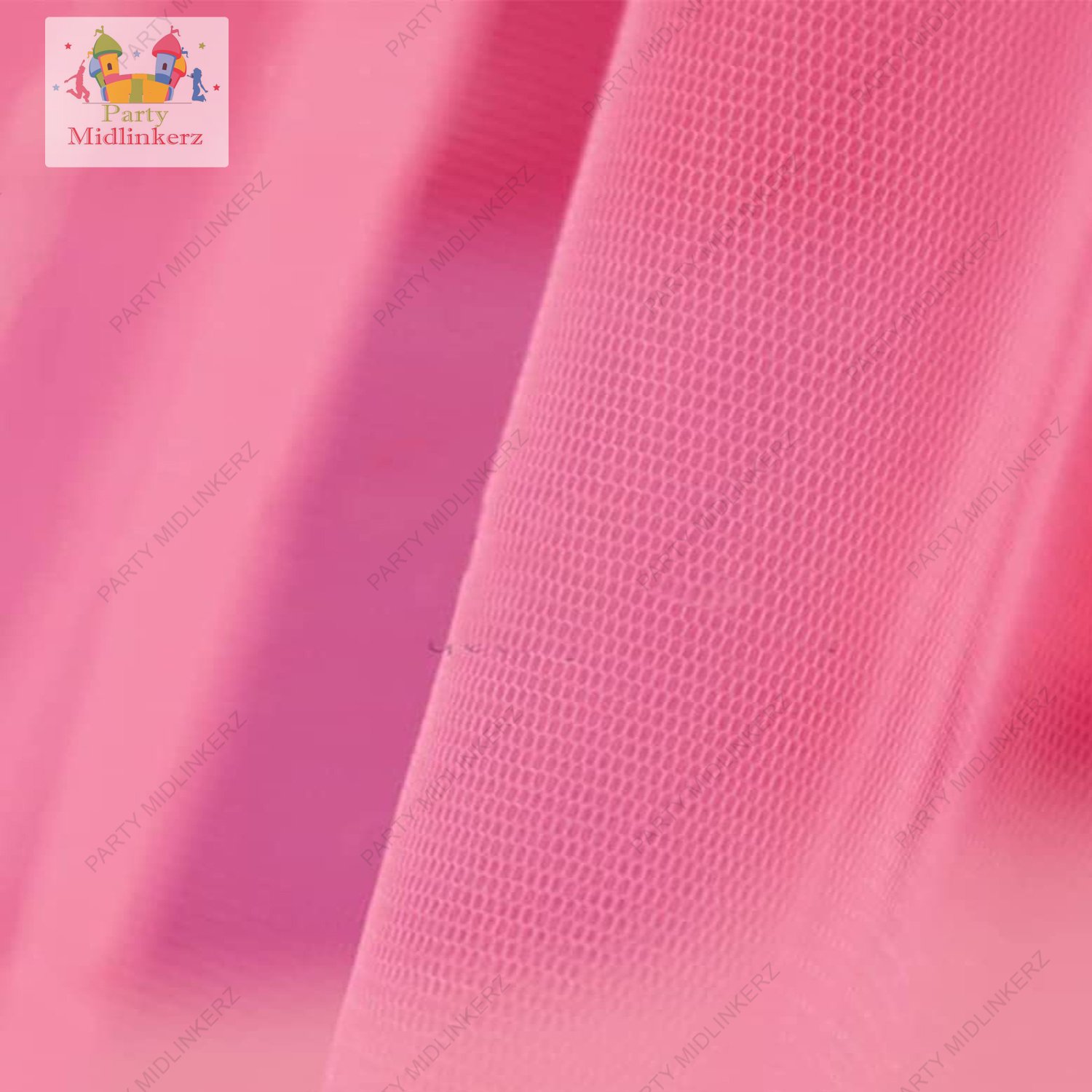 Midlinkerz Plastic Decoration Net For Romantic Dinner, Anniversary, Birthday Party Celebration and Valentines Day Or Cabana Tent Decoration Supplies For Your Loved Ones (Pink) - Image 3