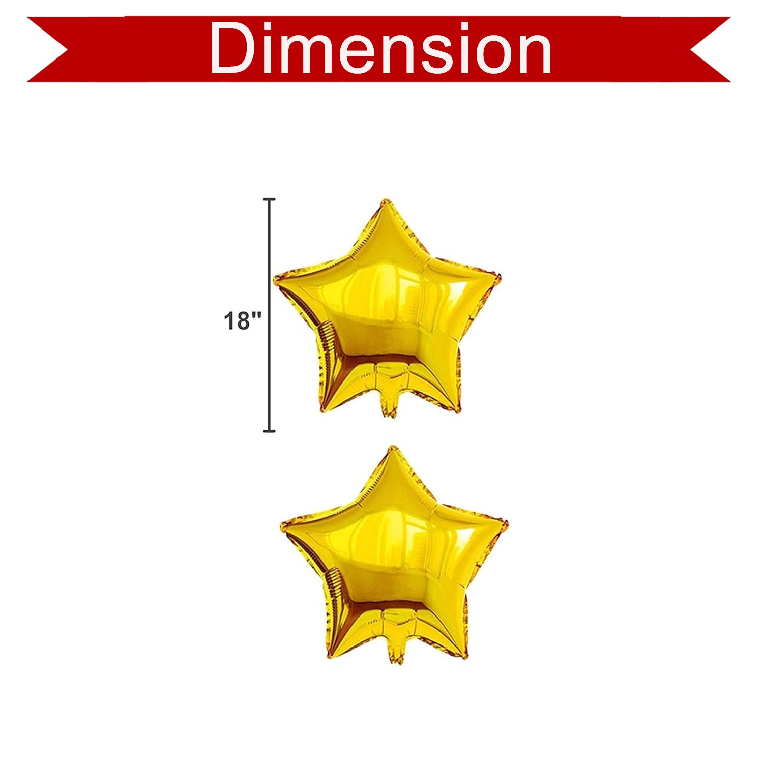 Midlinkerz Happy Birthday Decoration Kit Combo 57Pcs for Silver and Golden HBD Letter Foil Balloons Heart Foil Kids Adults 40th 50th 60th Theme Dcor/Happy Birthday Decoration Items Set - Image 3