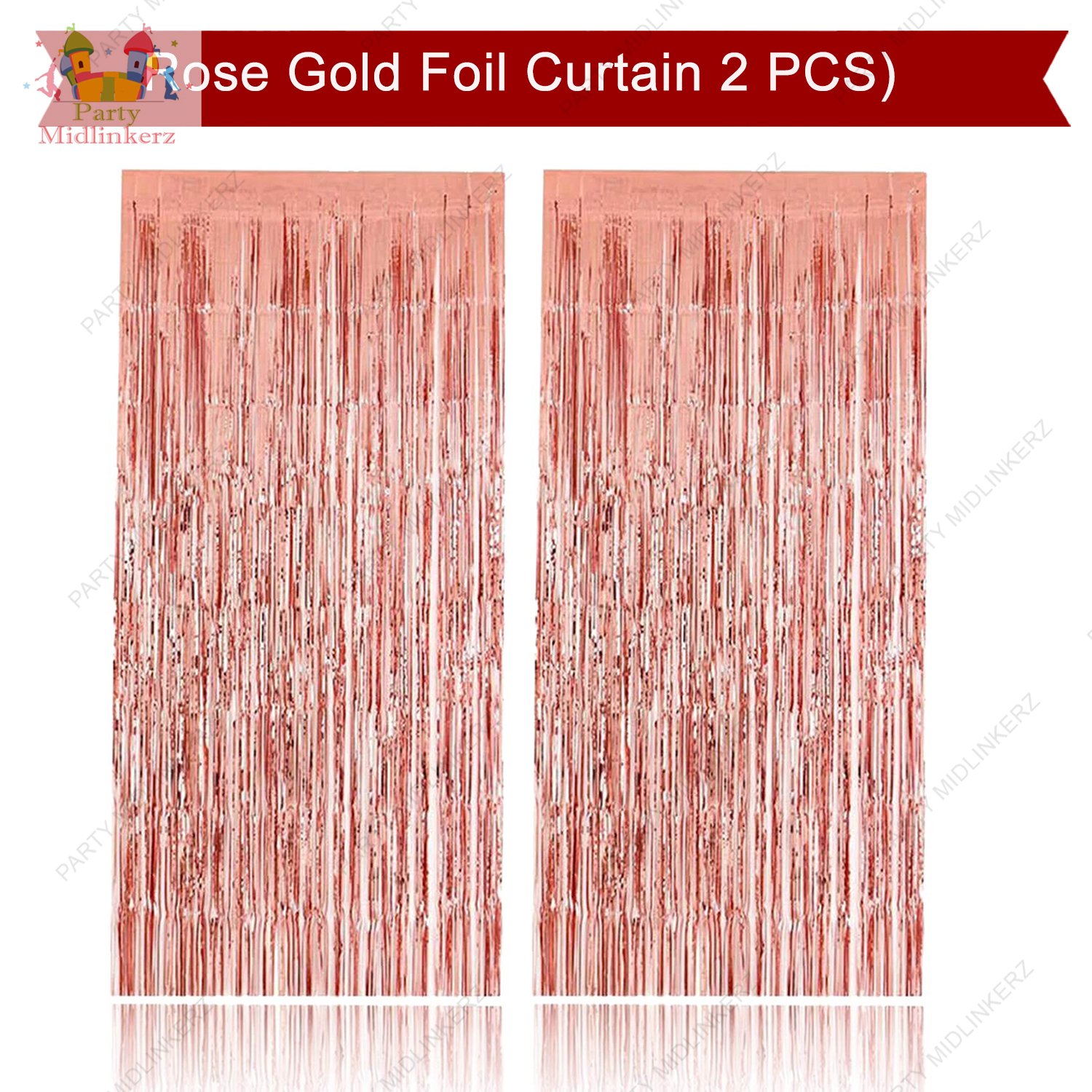 Midlinkerz Gold Birthday Decoratio Rosen Kit - Set of 69 Pcs With Confetti Rubber Balloons, Black Banner (Cardstock) - Decoration for Wife - Image 3