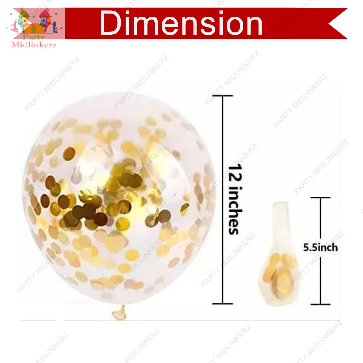 Midlinkerz Birthday Decoration Kit for Girls - 33Pcs Pink, White Golden Metallic Birthday balloons for Girls Decoration, Golden Foil Curtain, Pink Happy Birthday Banner/Birthday Decoration Combo Set Balloon (Pink, White, Gold, Pack of 33) - Image 4