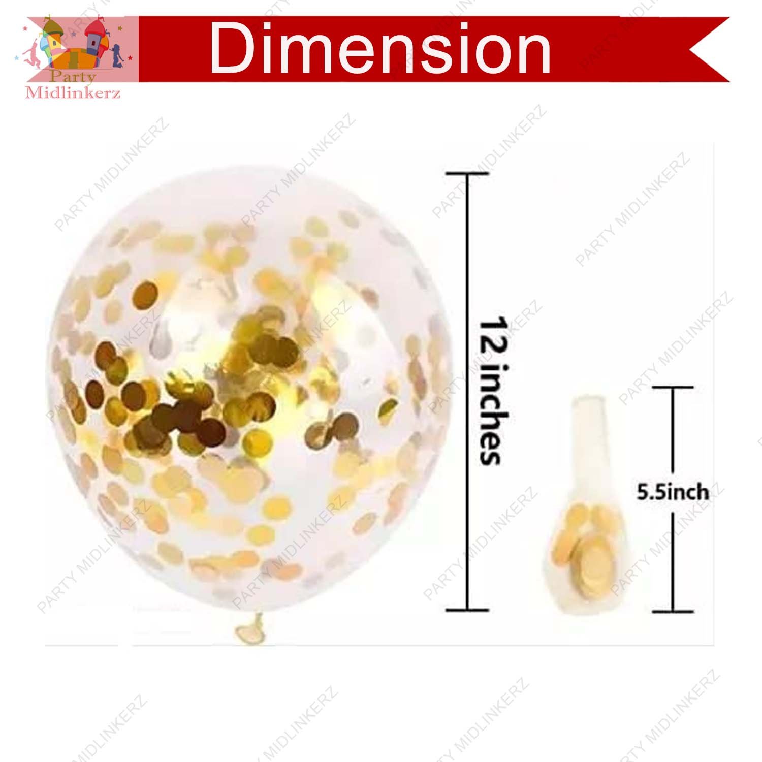 MIDLINKERZ Printed Happy Birthday Decoration kit Combo - 38 Pcs for Birthday Decor (Set of 33) - Image 4