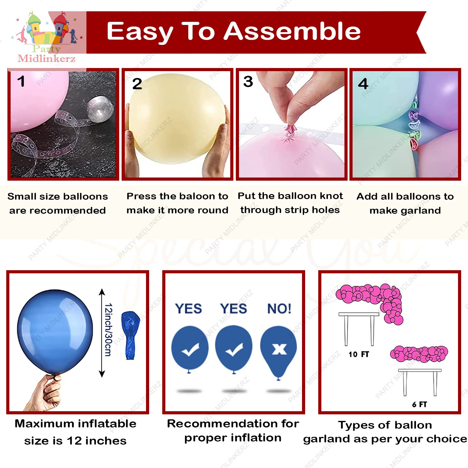 Birthday Decoration Kit For Girls,Butterfly Theme Birthday Backdrop For Decoration,Pink,Purple Balloons & Decorative Lights,Princess Decoration Items For Girls,73 Pieces - Image 5