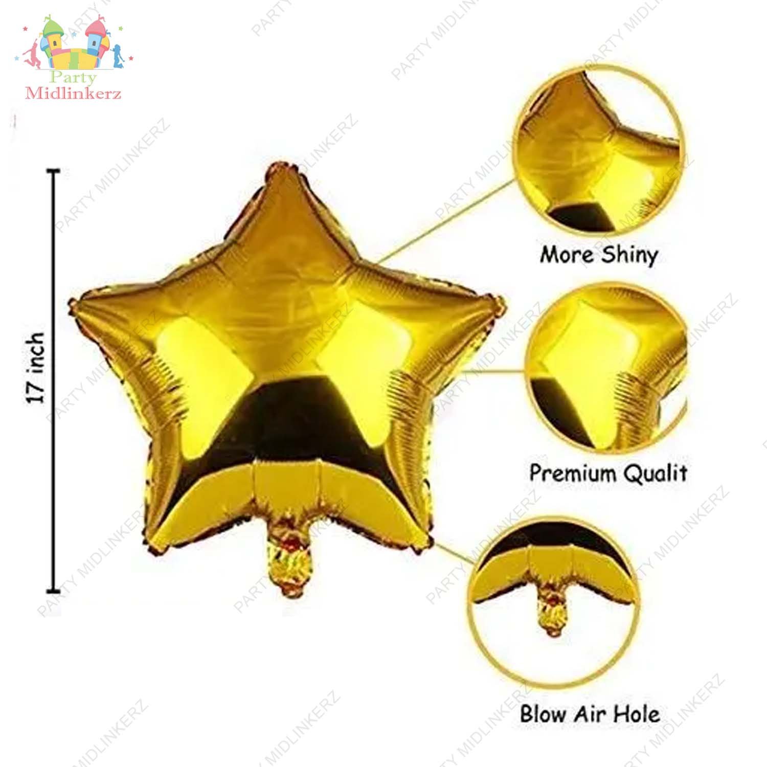 Midlinkerz Happy Birthday Decoration kit items Combo - 60 Pcs for Birthday Decor (Set of 60) - Image 4