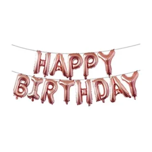 Burgandy Foil Banner