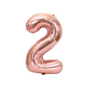 Party Midlinkerz Number Foil 2-Rose Gold