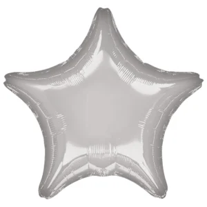Silver Star Foil Balloon