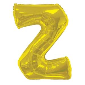 Party Midlinkerz Gold Z Letter Balloon