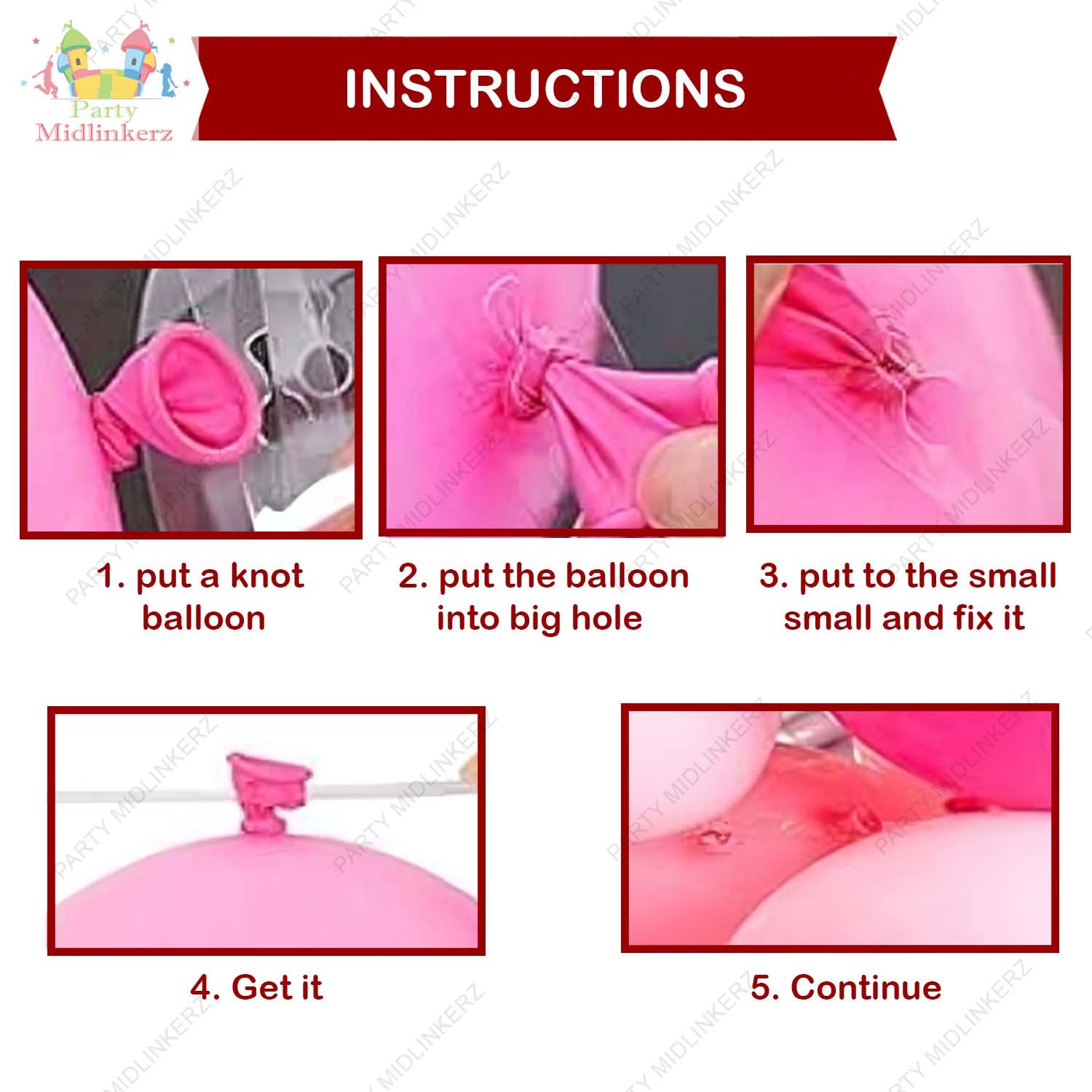 Midlinkerz Pink Bride To Be Decoration Set Combo Kit For Girls With Banner & Helium Pastel Balloons/ Backdrop/ Bridal Shower Decorations - Image 5