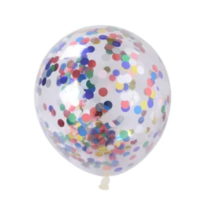 Midlinkerz Multicolored Confetti Balloon ( pack of 10 )