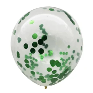 Midlinkerz Green Confetti Balloon ( pack of 10 )