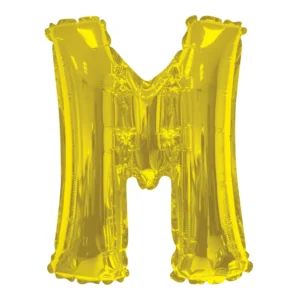 Party Midlinkerz Gold M Letter Balloon