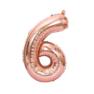 Party Midlinkerz Number Foil 5 Rose Gold