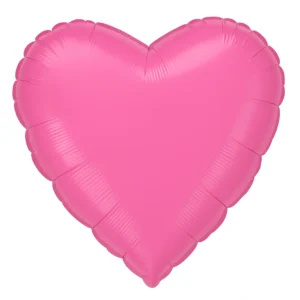Heart Shape Foil Balloon - dark Pink