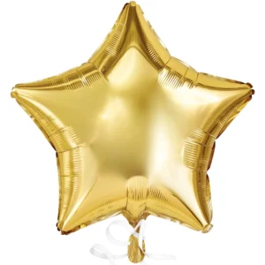 Gold Star Foil Balloon