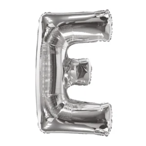 Party Midlinkerz Silver E Letter Balloon
