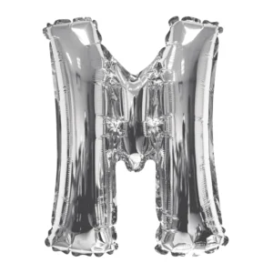 Party Midlinkerz Silver M Letter Balloon