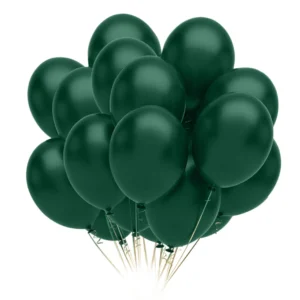 Dark Green Latex Balloons