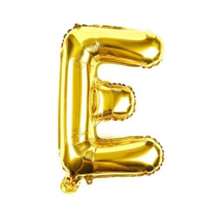 Party Midlinkerz Gold E Letter Balloon