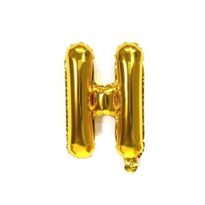 Party Midlinkerz Gold H Letter Balloon