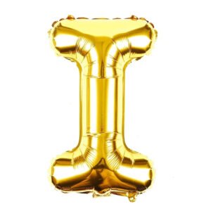 Party Midlinkerz Gold I Letter Balloon