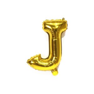 Party Midlinkerz Gold J Letter Balloon