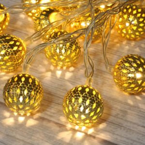 Moroccan Ball Disco LED String Lights