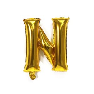 Party Midlinkerz Gold N Letter Balloon