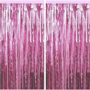 Pink Foil Curtain