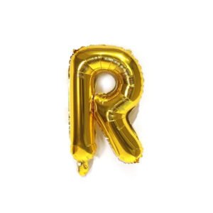 Party Midlinkerz Gold R Letter Balloon