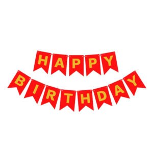 Red Birthday Banner
