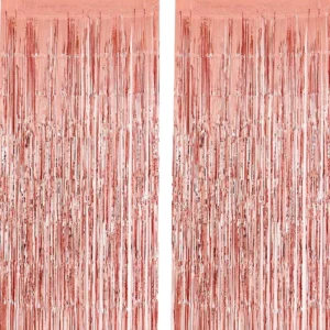 Rosegold Foil Curtain